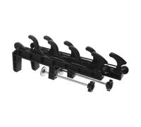 GALPADA 2 Pièces Porte-Canne à Pêche pour Bateau, 11,2 Pouces Noir ABS | Structure Simple Couche, Organisation Séparée, Gain de Place, pour Rambardes de Bateau et Plateau de Camion