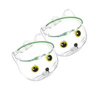 GALPADA 2 pièces Porte-clés Collecteur Poils Animaux Transparent Boîte Rangement Commémorative Cheveux Chat Capsule Stockage Souvenirs Poils pour Amoureux Animaux