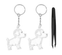 GALPADA 2 Pièces Porte-clés Souvenir pour Poils de Chien, Boîte | Collecte et Conserve les Poils, Usage à Maison Promenade, Ouverture D’une Main
