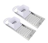GALPADA 2 pièces Râpe à Pâte Inoxydable Outil Pratique pour Découper Pâte et Former Gnocchis Résistant Corrosion pour Usage Domestique Fabrication de Nouilles