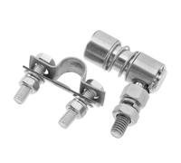 GALPADA 2 Pièces Rotule de Câble D'accélérateur M5 à Déconnexion Rapide | Pivot ±15°, Acier Inoxydable Clip de Retenue, pour Moteurs Hors-bord en Milieu Fluvial ou Littoral