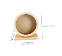 GALPADA 2 Pièces Roue de Course Silencieuse pour Petits Animaux Roue Dexercice Liège Doux Antibruit pour Hamsters Rats et Confortable pour Animaux