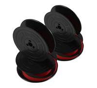 GALPADA 2 pièces Ruban Encreur Machine Écrire Vintage pour Machine à Écrire Mécanique Ancienne Compatible Bande Noire et Rouge Double Bobine pour Bureau et Usage Personnel