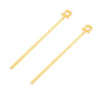 GALPADA 2 Pièces Sceptre d'halloween en Plastique Or Prise Confortable, Bâton de Marche Serpent pour Costume Égyptien, pour Événements Cosplay et Fêtes à Thème