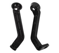 GALPADA 2 Pièces Support de Téléphone pour Moto en Alliage D'aluminium Noir, Installation Facile, Navigation Améliorée, Compatible Scooter et Vélo Électrique