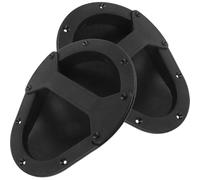 GALPADA 2 Poignées Encastrées Robustes pour Haut-parleur 226x185 Mm, Accessoire de Remplacement Noir, Poignée Latérale Adaptée aux Enceintes de Scène et Usage Professionnel