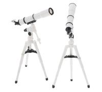 GALPADA 2 Télescopes Miniatures avec Trépied à L'échelle 1:12 : Modèle Réaliste de Mini-télescope en Alliage - Accessoires pour Maison de Poupée, Création de Mondes Miniatures Et Décoration
