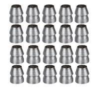 GALPADA 20 Cales Métalliques Rondes de 8 MM pour Manche de Marteau Coins de Fente en Fer Robustes Accessoires d'Installation pour Renforcement d'Outils de Jardinage et Bricolage