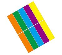 GALPADA 20 Intercalaires Mini en Plastique Colorés Séparateurs pour Classeurs à 3 Anneaux Marque-Pages Compacts pour Organisation Bureau et Étudiants Lot de 20 Pièces Polyvalent et