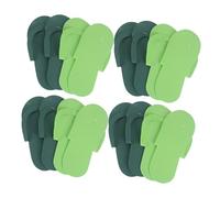 GALPADA 20 Lot Chaussons Mousse EVA Pantoufles Légères et Confortables pour Salon de Beauté Usage Invité et Spa Intérieur Couleur Aléatoire Couleur Aléatoire