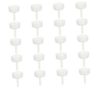 GALPADA 20 pièces 20pcs Bouchons pour Écloserie Œufs Crevettes Saumure Plastique Transparent Réutilisables pour Aquarium Élevage