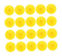 GALPADA 20 Pièces Arc Et Ventouse pour Enfants De De Sécurité Pointes De Flèches à Ventouse Arc pour Enfants Flèches à Pointe Souple Caoutchouc Jaune