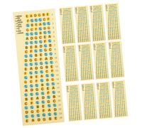 GALPADA 20 pièces Autocollants de Fretboard de Guitare Stickers de Notes pour Débutants Faciles à Installer Retirer Idéaux pour les Échelles Compatible avec Toutes Guitares