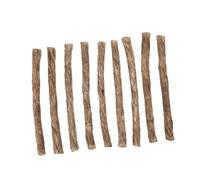 GALPADA 20 pièces Corde Naturelle avec Cire Abeille Allume Feu Au Vent pour Barbecue Extérieur Camping et Brasero Portable et Pratique