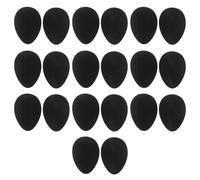 GALPADA 20 Pièces Coussinet Adhésif pour Talon Coussinets de Chaussures pour Talons Caoutchouc Noir Antidérapant Auto-adhésif Absorption des Chocs Protection L’usure Bureaux et Station