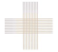 GALPADA 20 pièces DIY Bamboo Sticks For Flower Bouquet Packaging Handmade Floral Arranging Materials With Cartoon Design Bamboo Craft Supplies For Florists And Creative Projects