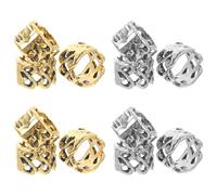 GALPADA 20 pièces Lot Accessoires Dreadlocks Spirale Rétro pour Tresses Épingles Cheveux Dorées et Argentées Bijoux Coiffure pour Femmes et Hommes Décoration Facile pour Chignons et