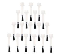 GALPADA 20 pièces Lot de Pinceaux de Rechange Nylon pour Vernis à Ongles Brosse Gel Manucure Précise pour Nail Art DIY Usage Professionnel et Domestique
