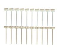 GALPADA 20 pièces Mini Maillets Bois Marteau Bois pour Garçon Fille Maillets Miniatures Lisses et Polies pour Exercices de Coordination Main Œil et Loisirs Créatifs
