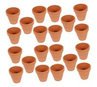 GALPADA 20 pièces Mini Pots Terre Cuite avec Drainage pour et Cactus Petits Pots Ronds pour Décoration Intérieure et Jardinage Adaptés Aux Projets Éducatifs et DIY