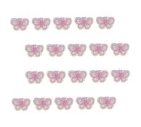 GALPADA 20 Pièces Patchs De Repassage Fluorescents En Forme D'insectes Pour Réparation De Vêtements Appliques Pour Sacs Et Créations Diy