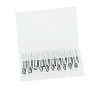 GALPADA 20 pièces Set de Fraises Rotatives Double Coupe Carbure de Tungstène pour Perceuse Jeu de Fraises Rotatives Acier pour Gravure Meulage et Finition des Métaux et Matériaux Non
