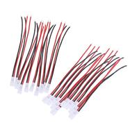 GALPADA 20 pièces Ultra Silicone Battery Connector Line Résistante Haute Température pour Bateaux Rc Voitures et avec Connecteurs Mâles et Femelles