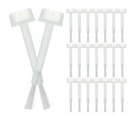 GALPADA 200 Pinceaux à Vernis à Ongles Long Ronds, Poils Doux, Outil de Manucure Professionnel, Rechange pour Gel et Huile, Utilisation Manuelle et Salon, Lot Complet pour Nail Art