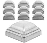 GALPADA 20pièces Lot de Capuchons Carrés pour Poteaux de Clôture Protection UV et Poussière Installation Facile Adaptés aux Garde-corps et Barrières de Sécurité