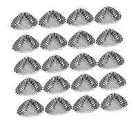 GALPADA 20pièces Moules à Tartelettes Aux Œufs Puddings Et Autres Préparations Maison Acier Inoxydable Réutilisable Pour Cuisson De Cupcakes