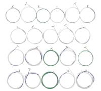 GALPADA 21 Pièces Cordes de Remplacement pour Guzheng en Métal Son Clair et Courte Rémanence, Accessoires Multifonctionnels pour Guzheng, pour Amis et Famille