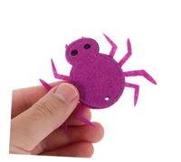 GALPADA 24 Pièces Brodés Araignée pour Décorations Halloween Accessoires Feutre Diy pour Costumes Bijoux et Décor Maison et Fête