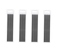 GALPADA 24 pièces Crayons Charpentier Recharges Graphite Solides pour Marquage Menuiserie Recharges Stylo Résistant Tracé Stable sur Surfaces Rugueuses