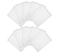 GALPADA 24 Pièces Paquet de Filtration à Mailles Fines en Polyester Blanc avec Fermeture Éclair, Paquet Filtrant Polyvalent pour Anneaux Céramiques et Pierres Filtrantes Aquariums