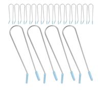 GALPADA 24 pièces Pinces Métalliques pour Bigoudis Chauds Kit de Remplacement U-clip Ergonomique pour Coiffure Rapide et Boucles Définies Accessoires Adaptés à Différents Types de Cheveux