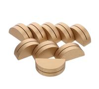 GALPADA 24 Pièces Porte-Cartes de Table en Bois Or Semi-Circulaire pour Mariage Résistance à l'usure, pour Affichage de Cartes de Visite en Restaurant et Événements