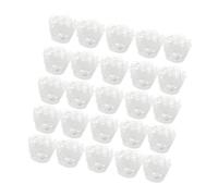 GALPADA 25 pièces Caissettes à Cupcakes Papier Doublures Dentelle pour Muffins et Gâteaux Décorations de Fête pour Mariages et Anniversaires Blanc