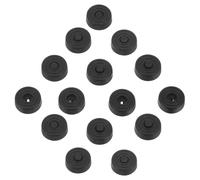 GALPADA 25 Pièces Pieds à Enfoncer en Plastique Anti-Vibrations et Antidérapants pour Boîtier Pc, Support Stable pour Châssis D'ordinateur Ouverture 5mm, Bureau et Maison