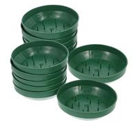GALPADA 25pcs Bols Ronds en Plastique Vert pour Compositions de Fleurs Diy, Base Solide Réutilisable pour Décorations de Mariage et Fêtes