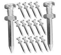 GALPADA 26 Pièces Aérateur de Pelouse Crampons Clous Métalliques pour Chaussures Jardinage Outil Aération pour Gazon Améliore la Qualité du Sol Accessoires Professionnels pour Jardinage