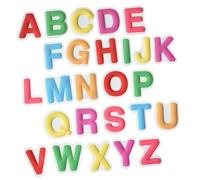 GALPADA 26 pièces Lettres Magnétiques Colorées Alphabet pour Réfrigérateur Stickers Éducatifs Cartoon pour Garçons et Filles Accessoires Décoratifs Sûrs et Ludiques