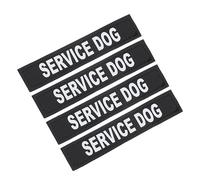 GALPADA 2paires Autocollants Réfléchissants pour Chien Patchs pour Sangles De Gilet Autocollants pour Animaux De Compagnie