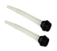 GALPADA 2pcs Bec Verseur en Plastique Noir pour Bidon D'huile avec Filtre Intégré, Conception Flexible et Prévention des Éclaboussures, pour Réservoirs D'essence et Bidons D'eau