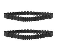 GALPADA 2pcs Chenilles de Char en Caoutchouc pour Robot, Largeur 2,5 Cm, Longueur 66 Cm, Forte Adhérence, Résistant la Déformation, Adapté aux Surfaces Glissantes ou Humides