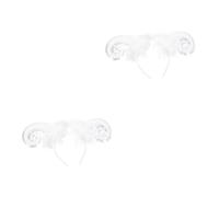 GALPADA 2pièces Bandeau à Cornes Scintillant Pour Halloween Accessoire De Cheveux Unisexe Pour Fête Et Cosplay Pour Créer Une Ambiance Festive