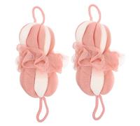 GALPADA 2pièces Boules De Bain Maille Décoratives Set De Boules De Douche Moussantes Pour Nettoyage Du Corps