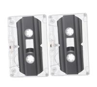 GALPADA 2pièces Cassette Audio Vierge Lot pour Décoration Murale ou DIY Style Rustique et Vintage pour Intérieur Bureau ou Salon