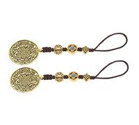 GALPADA 2pièces Collier Pendentif Tibétain Lot de Accessoire Décoratif pour Cou Collier Simple Style Vintage