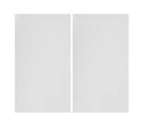 GALPADA 2pièces Drapeaux de Jardin DIY Banderoles Blanches à Peindre pour Extérieur Intérieur Décoration Personnalisable Toutes Saisons
