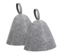 GALPADA 2pièces Lot De Bonnets De Sauna Flexibles Feutre Souple Pour Salle De Bain Protège Des Et Dommages Capillaires